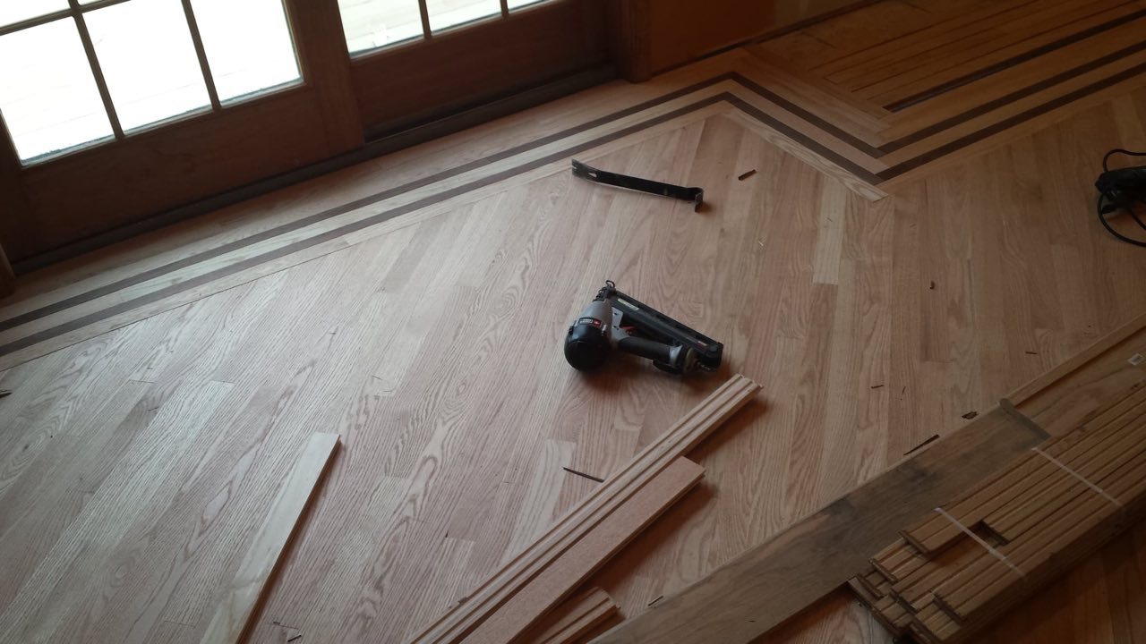 The same room before the new floor went in