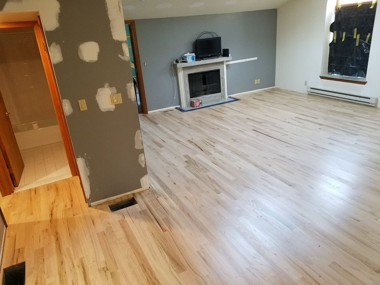 Newly installed whole-home floor