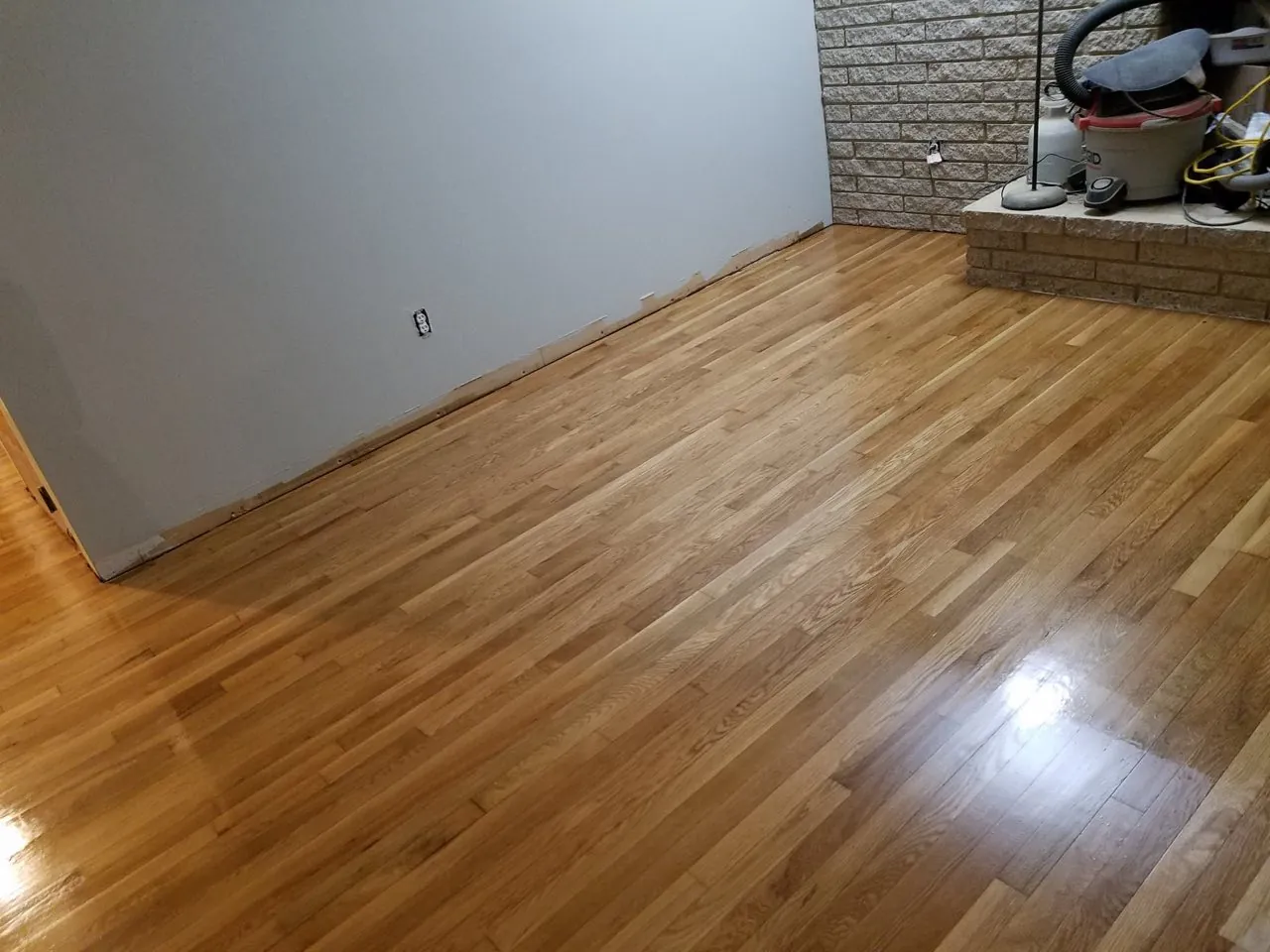 The floor after