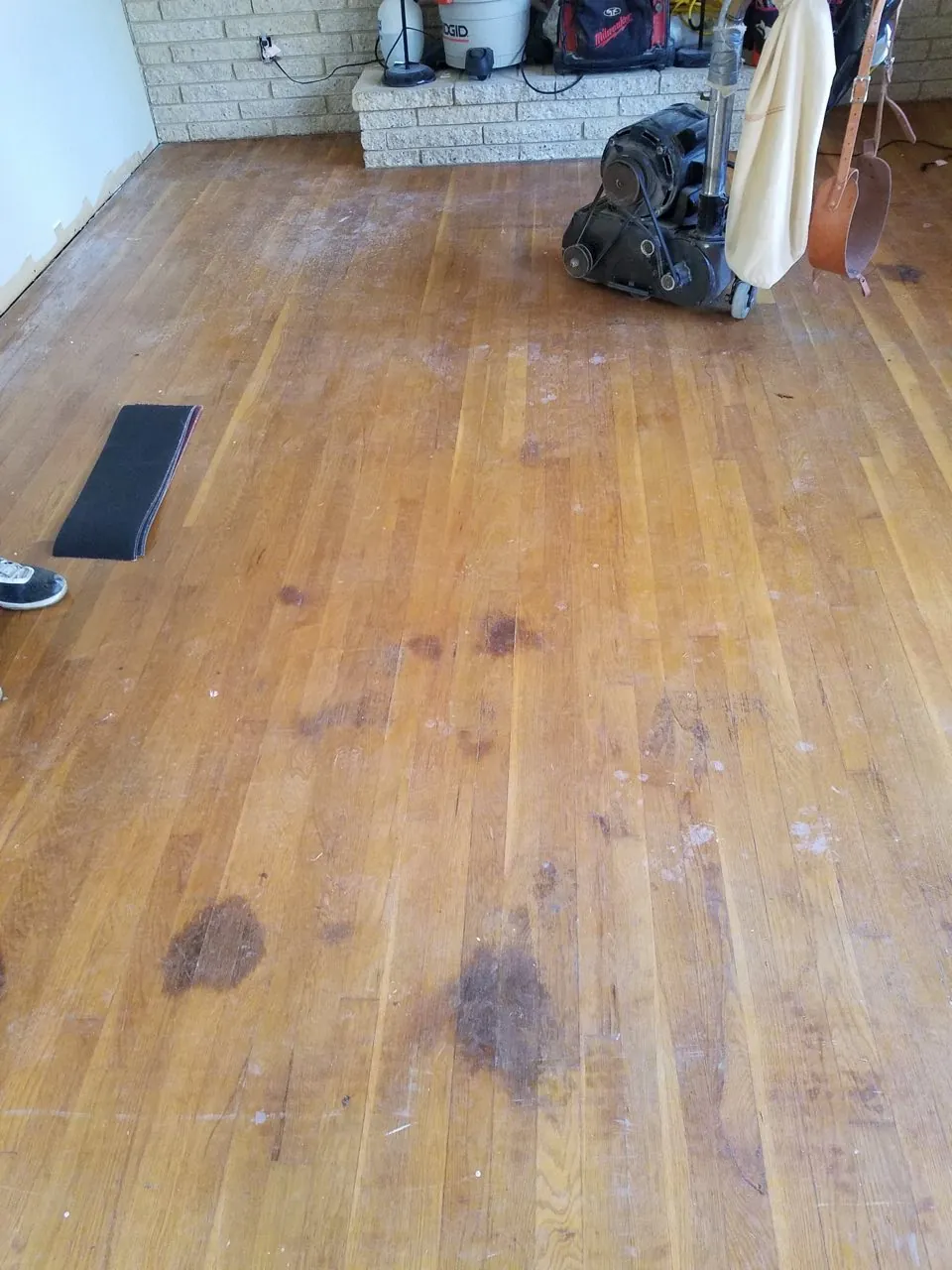 The floor before