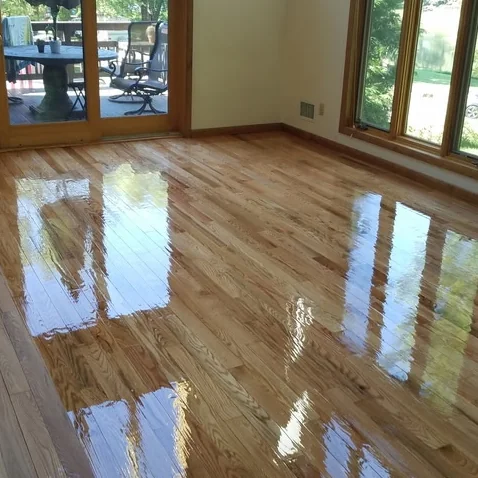 Ascalona Campground floor sanded and finished