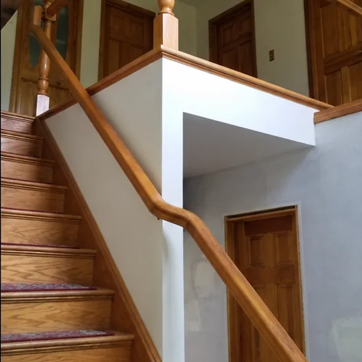 The same floor before the work